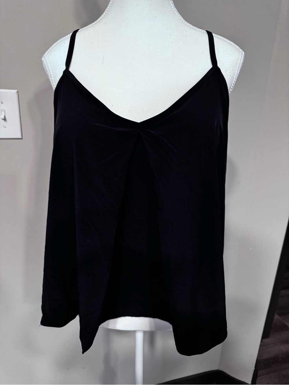Lucy Black V-Neck Spaghetti Strap Camisole
